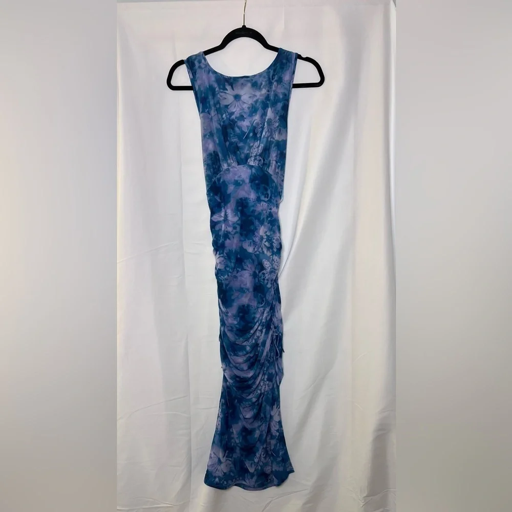 Free People Take Me Away Mesh Midi Dress Size Medium - Picture 3 of 10